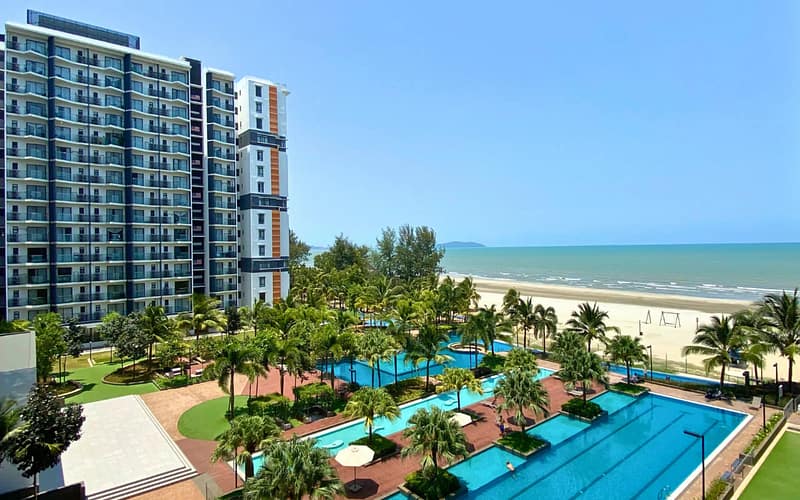 homestay kuantan timurbay seafront residence front view 5